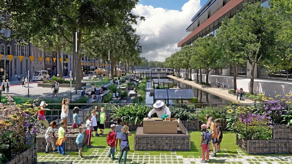 De Pijp & Rivierenbuurt, Amsterdam Zuid, green mile project
